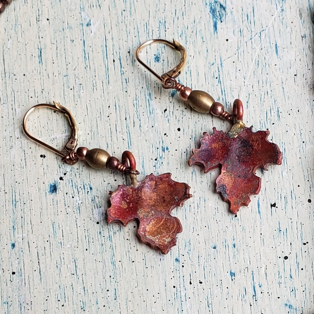 Copper Leaf Set - image 6